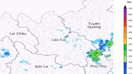 Lào Cai: Cảnh báo dông, lốc, sét, mưa đá và mưa lớn cục bộ