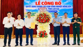 Bảo Ái: Công bố quyết định thành lập Cụm công nghiệp Mông Sơn