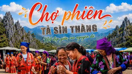 Mang mùa xuống chợ phiên