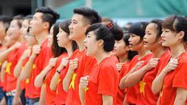 Chuẩn hóa hình thức, nghi thức hát Quốc ca, bảo đảm tính trang nghiêm, chính xác