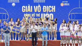 Bóng rổ trẻ Lào Cai giành huy chương Vàng tại Giải Vô địch quốc gia U20 năm 2026