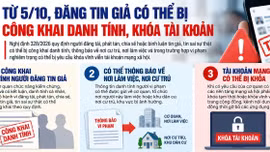 Từ 5/10, đăng tin giả có thể bị công khai danh tính, khóa tài khoản