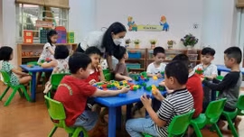 Trường mầm non tư thục phải đầu tư tối thiểu 30 triệu đồng/trẻ