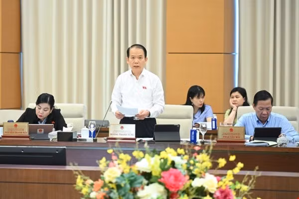 Chủ nhiệm Uỷ ban Pháp luật và Tư pháp Hoàng Thanh Tùng.