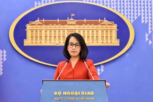 Người phát ngôn Bộ Ngoại giao Việt Nam Phạm Thu Hằng.