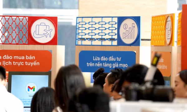 Một số hình thức lừa đảo được minh họa tại sự kiện phòng chống lừa đảo do Bộ Công an và Google tổ chức tháng 6/2025.