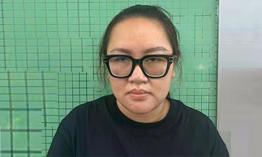 Bị can Phan Thu Trang.