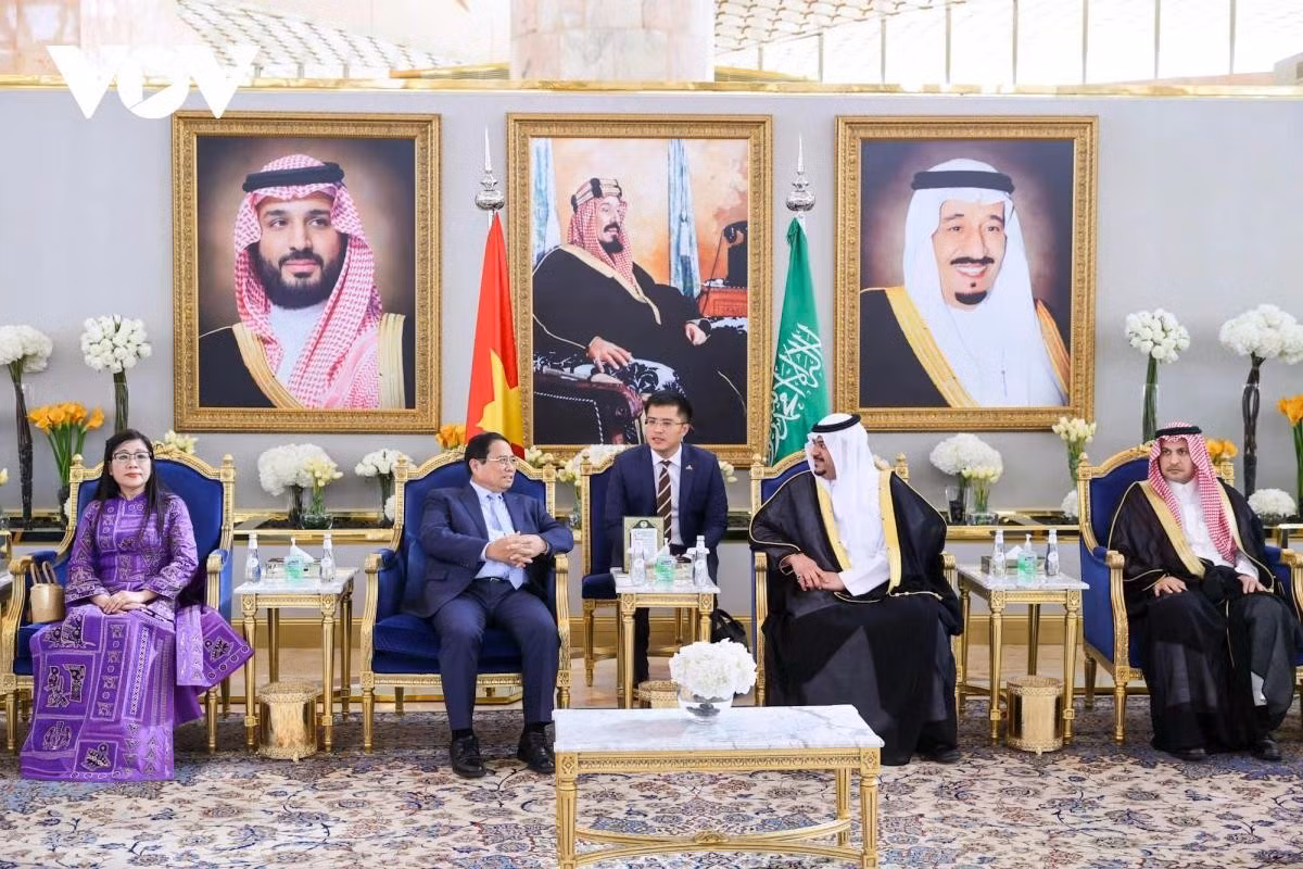 Việt Nam và Saudi Arabia thống nhất mục tiêu kim ngạch thương mại 10 tỷ USD.