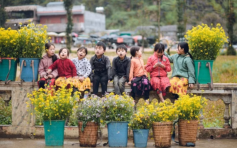 Trẻ em ở Lũng Cẩm, xã Sủng Là, huyện Đồng Văn, tỉnh Hà Giang.