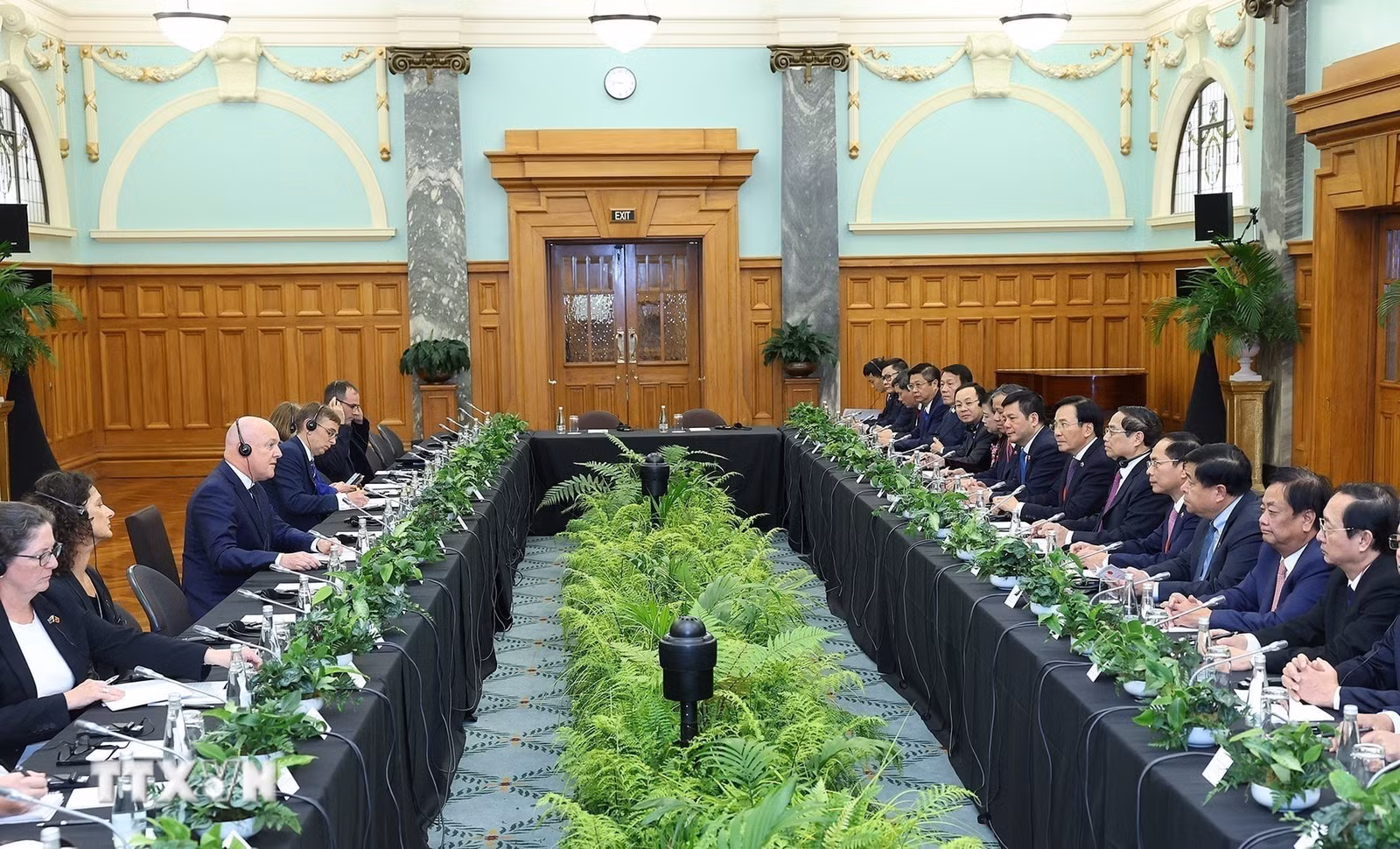 Thủ tướng Phạm Minh Chính hội đàm với Thủ tướng New Zealand Christopher Luxon.