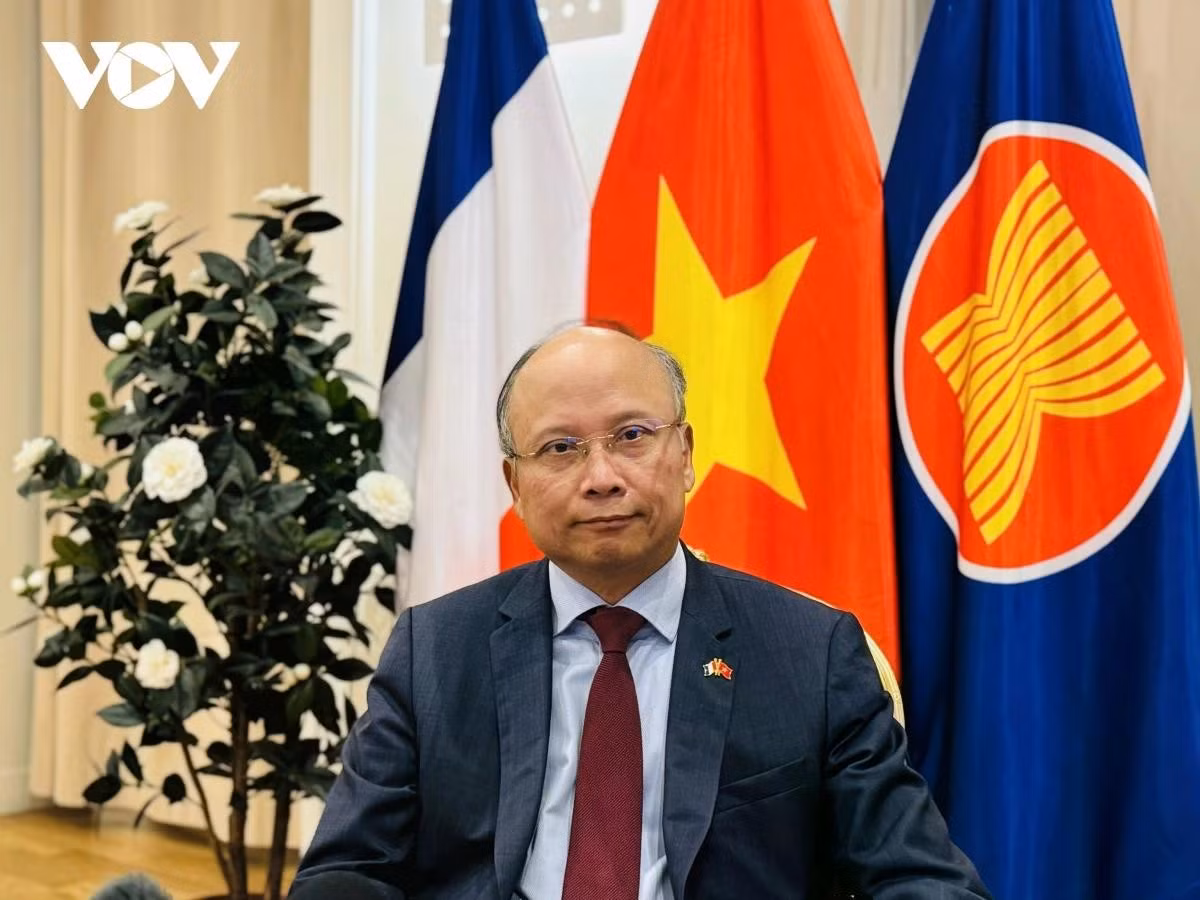 Đại sứ Việt Nam tại Pháp Đinh Toàn Thắng.
