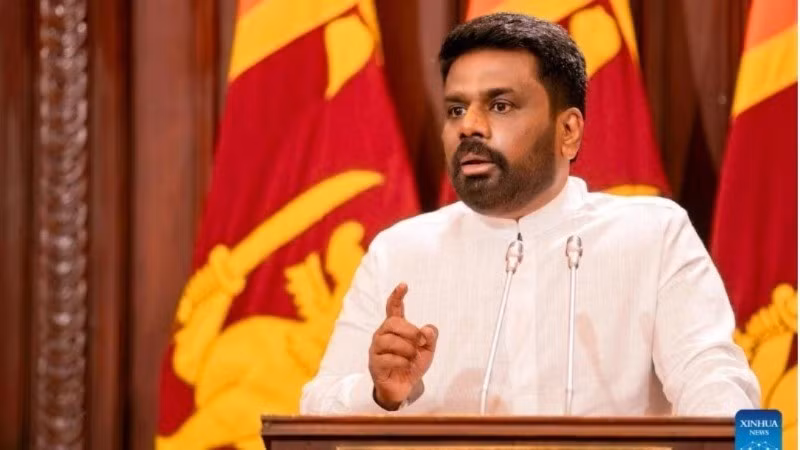 Tổng thống Sri Lanka Anura Kumara Dissanayake.