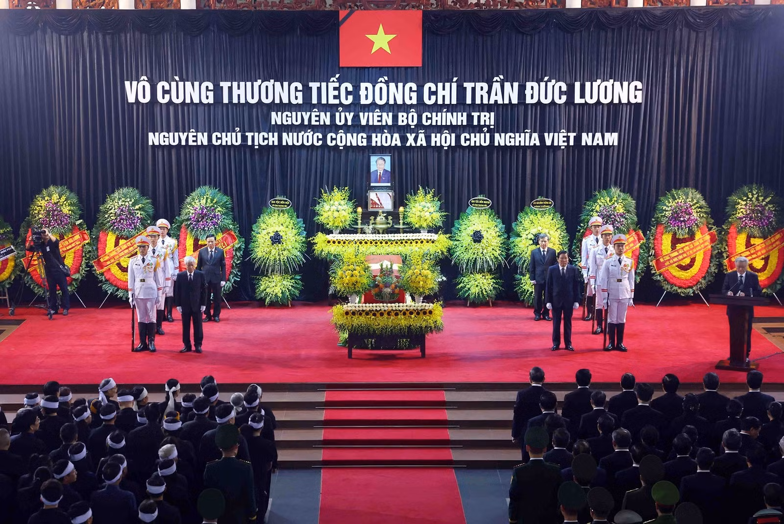 Lễ truy điệu nguyên Chủ tịch nước Trần Đức Lương.
