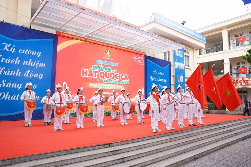 Tiết mục biểu diễn tại chương trình.