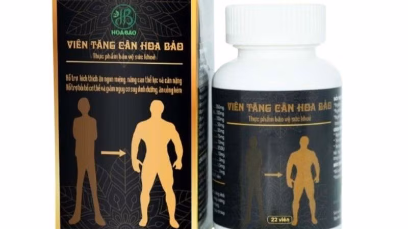 Thực phẩm bảo vệ sức khỏe Viên tăng cân Hoa Bảo vừa bị Cục An toàn thực phẩm thu hồi hiệu lực Giấy tiếp nhận đăng ký bản công bố sản phẩm.