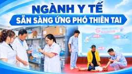 Ngành y tế sẵn sàng ứng phó thiên tai