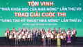 Lào Cai có 2 cá nhân được tôn vinh tại Chương trình “Nhà khoa học của nhà nông”