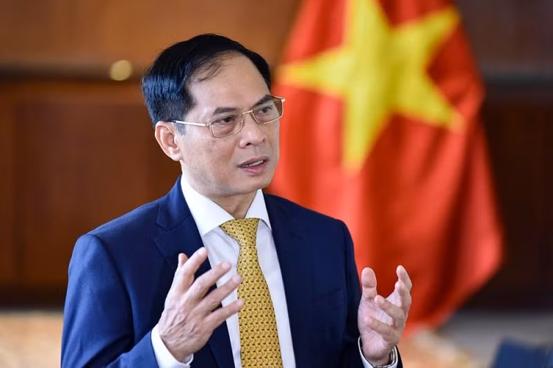 Ủy viên Trung ương Đảng, Phó Thủ tướng, Bộ trưởng Ngoại giao Bùi Thanh Sơn.