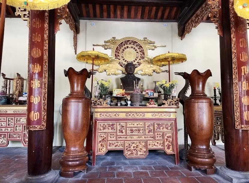 Nhà lưu niệm Tổng Bí thư Nguyễn Văn Linh tại thôn Yên Phú, xã Giai Phạm, huyện Yên Mỹ, tỉnh Hưng Yên. Ảnh: BÌNH AN
