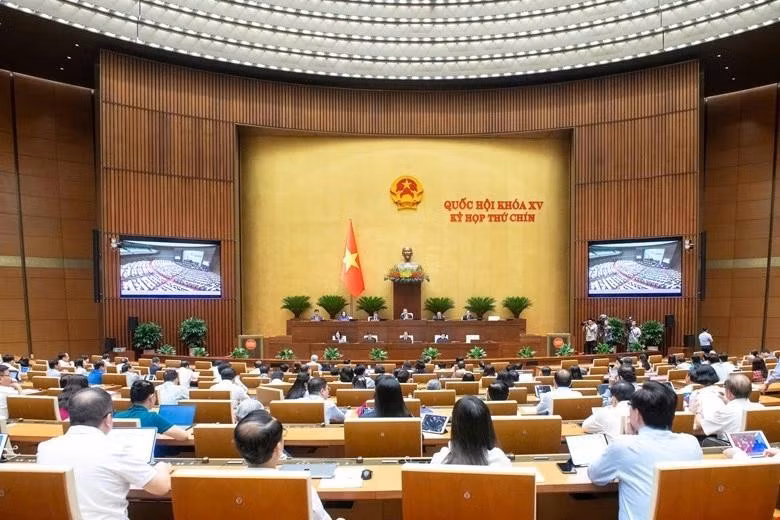 Kỳ họp thứ 9, Quốc hội khóa XV. Ảnh: Quốc hội