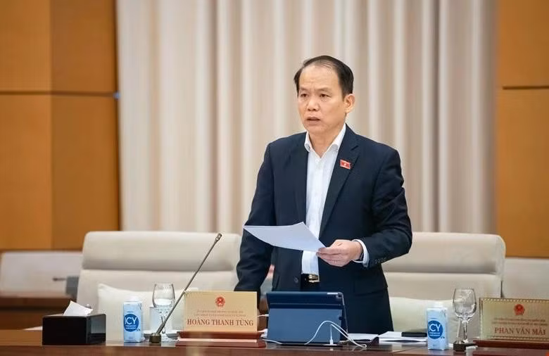 Chủ nhiệm Ủy ban Pháp luật và Tư pháp Hoàng Thanh Tùng.