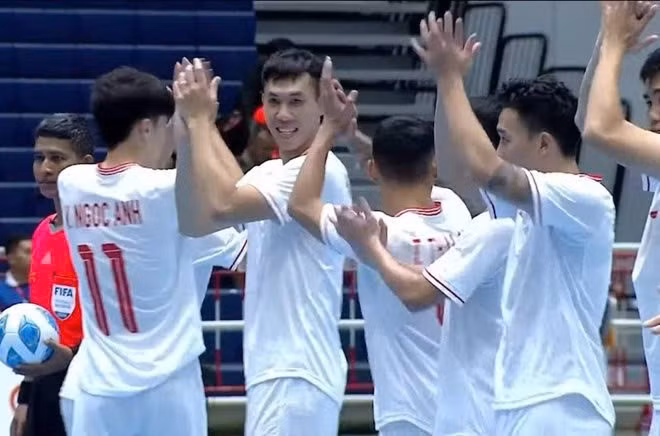 Tuyển futsal Việt Nam thắng hủy diệt Brunei tại lượt trận thứ 3 bảng A giải futsal Đông Nam Á 2024.