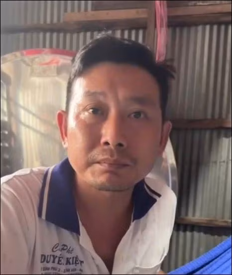 Đối tượng Nguyễn Văn Tâm thời điểm bị công an bắt giữ. Ảnh: congan.com.vn