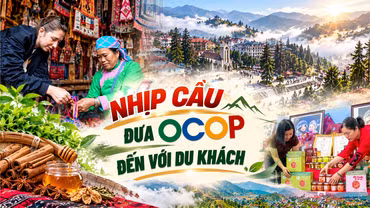 Nhịp cầu đưa OCOP đến với du khách