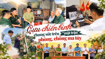 Cựu chiến binh chung sức trên “mặt trận” phòng, chống ma túy