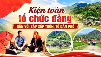 Kiện toàn tổ chức đảng gắn với sắp xếp thôn, tổ dân phố