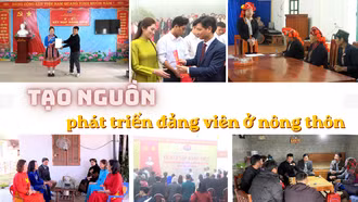 Tạo nguồn phát triển đảng viên ở nông thôn