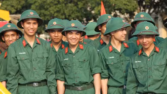 Niềm vui chiến sĩ trẻ