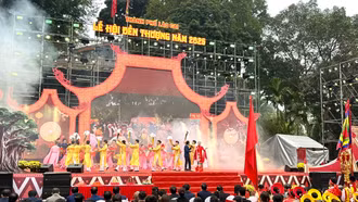 Rộn ràng khai mạc Lễ hội đền Thượng Xuân Ất Tỵ 2025