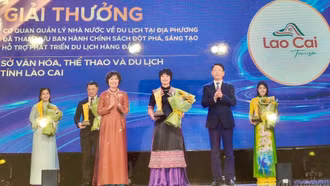 Lào Cai có 7 đơn vị, doanh nghiệp được trao giải thưởng về du lịch tại VITA Awards 2026