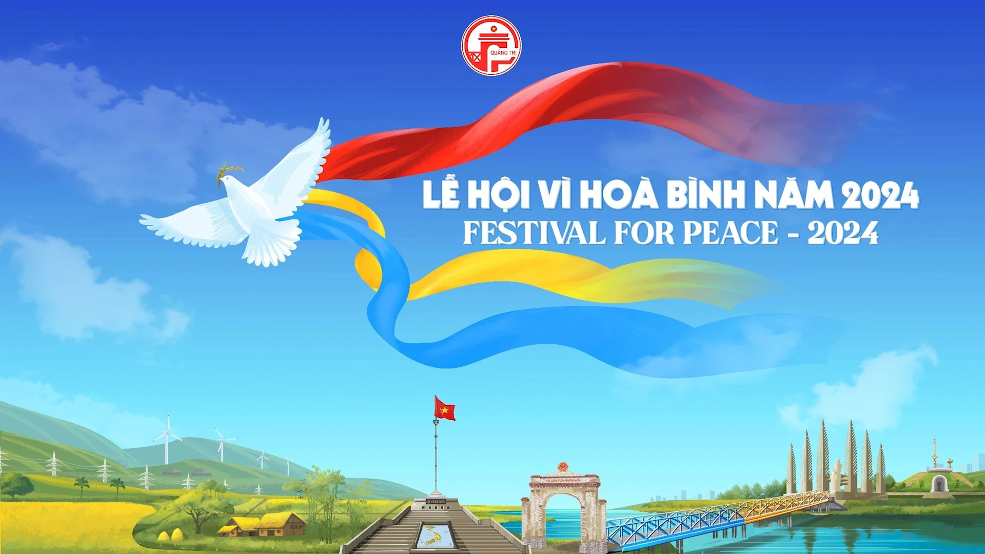 Bộ nhận diện Lễ hội Vì Hòa bình 2024.