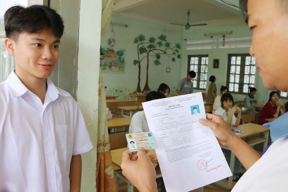 Thí sinh dự Kỳ thi Tốt nghiệp trung học phổ thông.