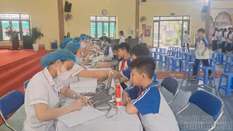 Hơn 1.000 học sinh được khám, sàng lọc sức khỏe