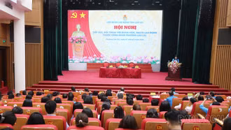 Hơn 200 đoàn viên, người lao động phường Lào Cai tham gia hội nghị tiếp xúc đối thoại trực tiếp