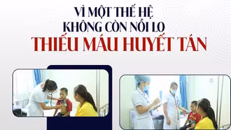Vì một thế hệ không còn nỗi lo thiếu máu huyết tán