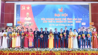 Bà Nguyễn Thị Minh Hiền được bầu giữ chức Chủ tịch Hội Doanh nhân trẻ tỉnh Lào Cai khóa V