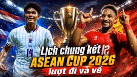 Lịch chung kết ASEAN Cup 2026 (AFF Cup) chính thức Việt Nam vs Thái Lan