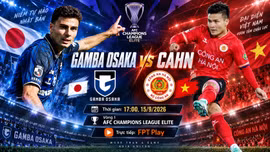 Gamba Osaka vs CAHN 17h ngày 15/9: Link xem trực tiếp, nhận định dự đoán