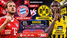 Bayern Munich vs Dortmund 0h30 ngày 1/11: Harry Kane quyết định đại chiến?