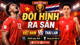 Đội hình xuất phát Việt Nam vs Thái Lan: Xuân Son - Đình Bắc đá chính