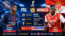 PSG vs Monaco 2h05 ngày 5/9: Link xem trực tiếp, nhận định dự đoán