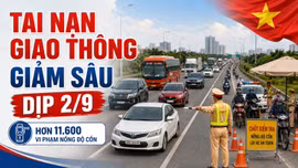 Hơn 11.600 trường hợp vi phạm nồng độ cồn trong kỳ nghỉ Quốc khánh 2/9