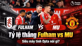 Tỷ lệ thắng Fulham vs MU: Siêu máy tính Opta nghiêng về Quỷ đỏ