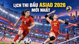 Lịch thi đấu ASIAD 2026 hôm nay 17/9: Nữ Việt Nam đấu Nhật Bản