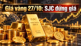 Giá vàng hôm nay 27/10: SJC đứng giá, vàng nhẫn giảm trước giờ Fed họp