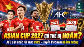 AFC cân nhắc lùi Asian Cup 2027 một năm vì lo ngại an ninh tại Saudi Arabia